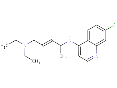 Trans-7-chloro-4-((4-(diethylamino)-1-methyl-2-butenyl)amino)quinolineStructure,21373-60-4Structure Trans-7-chloro-4-((4-(diethylamino)-1-methyl-2-butenyl)amino)quinoline Structure,21373-60-4Structure