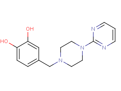 4-((4-(2-Pyrimidinyl)-1-piperazinyl)methyl)pyrocatechol hydrochloride hydrate (2:4:1)Structure,50602-50-1Structure 4-((4-(2-Pyrimidinyl)-1-piperazinyl)methyl)pyrocatechol hydrochloride hydrate (2:4:1) Structure,50602-50-1Structure