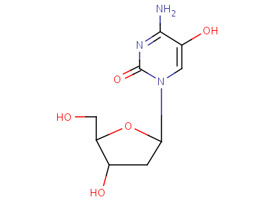 5-羥基-2-脫氧胞苷結(jié)構(gòu)式,52278-77-0結(jié)構(gòu)式