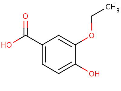 3-Ethoxy-4-hydroxy-benzoic acidStructure,5438-38-0Structure 3-Ethoxy-4-hydroxy-benzoic acid Structure,5438-38-0Structure