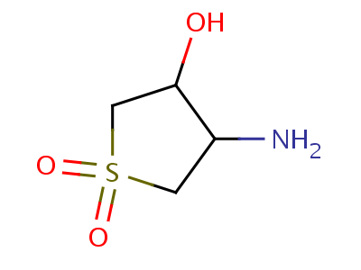 (3R,4r)-4-aminoTetrahydrothiophene-3-ol 1,1-dioxideStructure,55261-00-2Structure (3R,4r)-4-aminoTetrahydrothiophene-3-ol 1,1-dioxide Structure,55261-00-2Structure