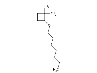 1,1-Dimethyl-2-octylcyclobutaneStructure,62338-30-1Structure 1,1-Dimethyl-2-octylcyclobutane Structure,62338-30-1Structure