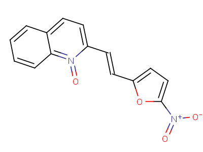2-(2-(5-Nitro-2-furyl)vinyl)quinoline n-oxideStructure,794-44-5Structure 2-(2-(5-Nitro-2-furyl)vinyl)quinoline n-oxide Structure,794-44-5Structure