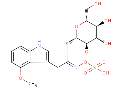 4-MethoxyglucobrassicinStructure,83327-21-3Structure 4-Methoxyglucobrassicin Structure,83327-21-3Structure