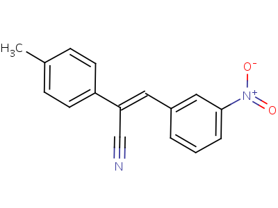 3-(3-(Hydroxy(oxido)amino)phenyl)-2-(4-methylphenyl)acrylonitrileStructure,86710-08-9Structure 3-(3-(Hydroxy(oxido)amino)phenyl)-2-(4-methylphenyl)acrylonitrile Structure,86710-08-9Structure