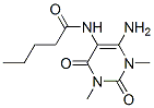  n-(6-氨基-1,2,3,4-四氫-1,3-二甲基-2,4-二氧代-5-嘧啶)-戊酰胺結構式_100052-09-3結構式
