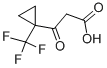 Cyclopropanepropanoic acid, b-oxo-1-(trifluoromethyl)-Structure,1000525-62-1Structure Cyclopropanepropanoic acid, b-oxo-1-(trifluoromethyl)- Structure,1000525-62-1Structure