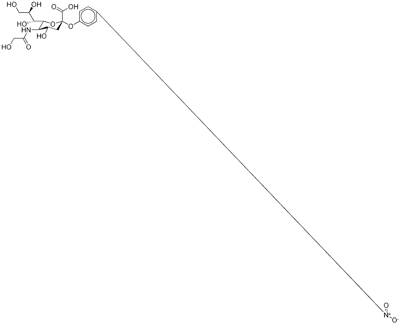2-O-(p-硝基苯基)-α-d-n-乙二醇神經氨酸結構式_1000890-36-7結構式
