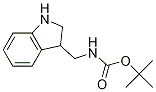 (2,3-Dihydro-1h-indol-3-ylmethyl)-carbamic acid tert-butyl esterStructure,1000932-73-9Structure (2,3-Dihydro-1h-indol-3-ylmethyl)-carbamic acid tert-butyl ester Structure,1000932-73-9Structure