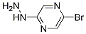 2-Bromo-5-hydrazinopyrazineStructure,1001050-24-3Structure 2-Bromo-5-hydrazinopyrazine Structure,1001050-24-3Structure
