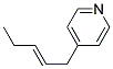 (9CI)-4-(2-戊烯基)-吡啶結(jié)構(gòu)式_100190-73-6結(jié)構(gòu)式