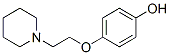 4-(2-(Piperidin-1-yl)ethoxy)phenolStructure,100238-42-4Structure 4-(2-(Piperidin-1-yl)ethoxy)phenol Structure,100238-42-4Structure