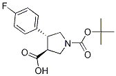 (3S,4r)-1-(tert-butoxycarbonyl)-4-(4-fluorophenyl)pyrrolidine-3-carboxylic acidStructure,1002732-10-6Structure (3S,4r)-1-(tert-butoxycarbonyl)-4-(4-fluorophenyl)pyrrolidine-3-carboxylic acid Structure,1002732-10-6Structure