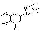 3-Chloro-4-hydroxy-5-methoxyphenylboronic acid, pinacol esterStructure,1003298-84-7Structure 3-Chloro-4-hydroxy-5-methoxyphenylboronic acid, pinacol ester Structure,1003298-84-7Structure