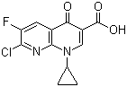 7-Chloro-1-cyclopropyl-6-fluoro-4-oxo-1,4-dihydro-1,8-naphthyridine-3-carboxylic acidStructure,100361-18-0Structure 7-Chloro-1-cyclopropyl-6-fluoro-4-oxo-1,4-dihydro-1,8-naphthyridine-3-carboxylic acid Structure,100361-18-0Structure