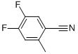 4,5-Difluoro-2-methylbenzonitrileStructure,1003708-82-4Structure 4,5-Difluoro-2-methylbenzonitrile Structure,1003708-82-4Structure
