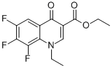 Ethyl 1-ethyl-6,7,8-trifluoro-1,4-dihydro-4-oxoquinoline-3-carboxylate Structure,100501-62-0Structure