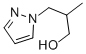 2-Methyl-3-(1H-pyrazol-1-yl)propan-1-olStructure,1007517-75-0Structure 2-Methyl-3-(1H-pyrazol-1-yl)propan-1-ol Structure,1007517-75-0Structure