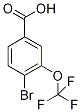 4-Bromo-3-(trifluoromethoxy)benzoic acidStructure,1008769-87-6Structure 4-Bromo-3-(trifluoromethoxy)benzoic acid Structure,1008769-87-6Structure
