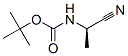 (R)-1-氰基乙基氨基甲酸叔丁酯結(jié)構(gòu)式_100927-09-1結(jié)構(gòu)式