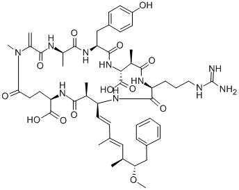 Microcystin YRStructure,101064-48-6Structure Microcystin YR Structure,101064-48-6Structure