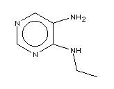(6CI)-5-氨基-4-乙基氨基嘧啶結構式_101080-16-4結構式
