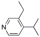 Pyridine, 3-ethyl-4-(1-methylethyl)-(9ci)Structure,101290-52-2Structure Pyridine, 3-ethyl-4-(1-methylethyl)-(9ci) Structure,101290-52-2Structure