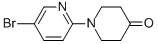1-(5-Bromopyridin-2-yl)piperidin-4-oneStructure,1016837-36-7Structure 1-(5-Bromopyridin-2-yl)piperidin-4-one Structure,1016837-36-7Structure