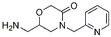 6-Aminomethyl-4-pyridin-2-ylmethyl-morpholin-3-oneStructure,1017164-71-4Structure 6-Aminomethyl-4-pyridin-2-ylmethyl-morpholin-3-one Structure,1017164-71-4Structure