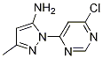 1-(6-Chloropyrimidin-4-yl)-3-methyl-1h-pyrazol-5-amineStructure,1018473-22-7Structure 1-(6-Chloropyrimidin-4-yl)-3-methyl-1h-pyrazol-5-amine Structure,1018473-22-7Structure