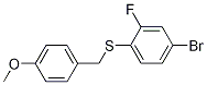 (4-Bromo-2-fluorophenyl)(4-methoxybenzyl)sulfaneStructure,1020253-12-6Structure (4-Bromo-2-fluorophenyl)(4-methoxybenzyl)sulfane Structure,1020253-12-6Structure