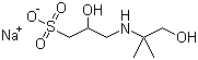 3-((1,1-二甲基-2-羥基乙基)氨基)-2-羥基丙磺酸鈉結(jié)構(gòu)式_102029-60-7結(jié)構(gòu)式