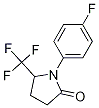 1-(4-Fluorophenyl)-5-(trifluoromethyl)pyrrolidin-2-oneStructure,1020717-94-5Structure 1-(4-Fluorophenyl)-5-(trifluoromethyl)pyrrolidin-2-one Structure,1020717-94-5Structure