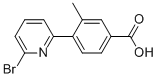 4-(6-Bromo-pyridin-2-yl)-3-methyl-benzoic acid Structure,1020718-68-6Structure