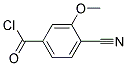 Benzoyl chloride, 4-cyano-3-methoxy-(9ci) Structure,102362-01-6Structure