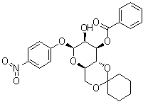 p-Nitrophenyl 3-O-Benzoyl-4,6-cyclohexylidene-beta-D-mannopyranosideStructure,102717-17-9Structure p-Nitrophenyl 3-O-Benzoyl-4,6-cyclohexylidene-beta-D-mannopyranoside Structure,102717-17-9Structure