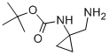 Tert-butyl 1-(aminomethyl)cyclopropylcarbamate Structure,1027338-34-6Structure