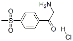 2-氨基-1-[4-(甲基磺?；?苯基]-1-乙酮鹽酸鹽結(jié)構(gòu)式_102871-96-5結(jié)構(gòu)式