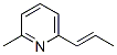 Pyridine, 2-methyl-6-(1-propenyl)-(9ci)Structure,102877-44-1Structure Pyridine, 2-methyl-6-(1-propenyl)-(9ci) Structure,102877-44-1Structure
