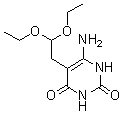 2,4-Dihydroxy-6-amino-5-diethoxyethylpyrimidineStructure,102879-75-4Structure 2,4-Dihydroxy-6-amino-5-diethoxyethylpyrimidine Structure,102879-75-4Structure