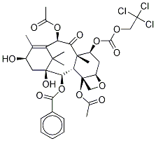 7-{[(2,2,2,-Trichloroethyl)oxy]carbonyl} baccatin iii Structure,103150-33-0Structure