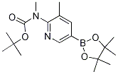 (Methyl)[3-methyl-5-(4,4,5,5-tetramethyl-[1,3,2]dioxaborolan-2-yl)pyridin-2-yl]carbamic acid tert-butyl ester Structure,1032758-82-9Structure