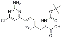 (S)-3-(4-(2-amino-6-chloropyrimidin-4-yl)phenyl)-2-((tert-butoxycarbonyl)amino)propanoicacidStructure,1033804-86-2Structure (S)-3-(4-(2-amino-6-chloropyrimidin-4-yl)phenyl)-2-((tert-butoxycarbonyl)amino)propanoicacid Structure,1033804-86-2Structure