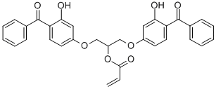 1,3-Bis(4-benzoyl-3-hydroxyphenoxy)-2-propyl acrylateStructure,103637-50-9Structure 1,3-Bis(4-benzoyl-3-hydroxyphenoxy)-2-propyl acrylate Structure,103637-50-9Structure