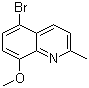 5-Bromo-8-methoxy-2-methyl-quinoline Structure,103862-55-1Structure