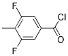 Benzoyl chloride, 3,5-difluoro-4-methyl-(9ci)Structure,103877-74-3Structure Benzoyl chloride, 3,5-difluoro-4-methyl-(9ci) Structure,103877-74-3Structure