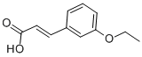 (2E)-3-(3-Ethoxyphenyl)acrylic acidStructure,103986-73-8Structure (2E)-3-(3-Ethoxyphenyl)acrylic acid Structure,103986-73-8Structure