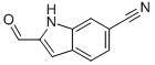 2-Formyl-1h-indole-6-carbonitrileStructure,104291-63-6Structure 2-Formyl-1h-indole-6-carbonitrile Structure,104291-63-6Structure