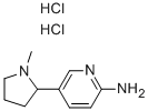 2-Pyridinamine, 5-(1-methyl-2-pyrrolidinyl)-, dihydrochlorideStructure,104395-87-1Structure 2-Pyridinamine, 5-(1-methyl-2-pyrrolidinyl)-, dihydrochloride Structure,104395-87-1Structure