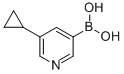 5-Cyclopropylpyridin-3-ylboronic acid Structure,1044210-58-3Structure
